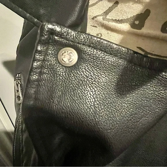 Lucky Brand Faux Leather Vegan Moto Jacket - Picture 7 of 16